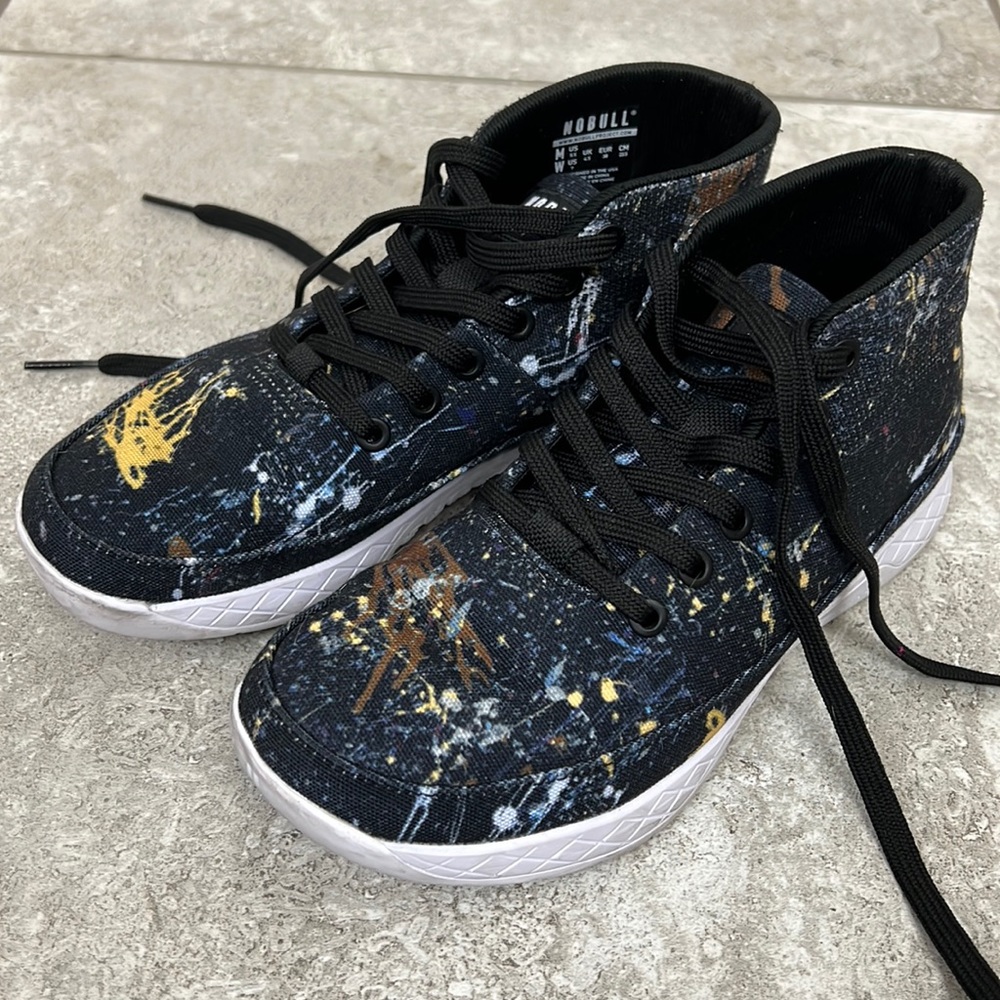 NOBULL Splatter Canvas Mid Trainer
